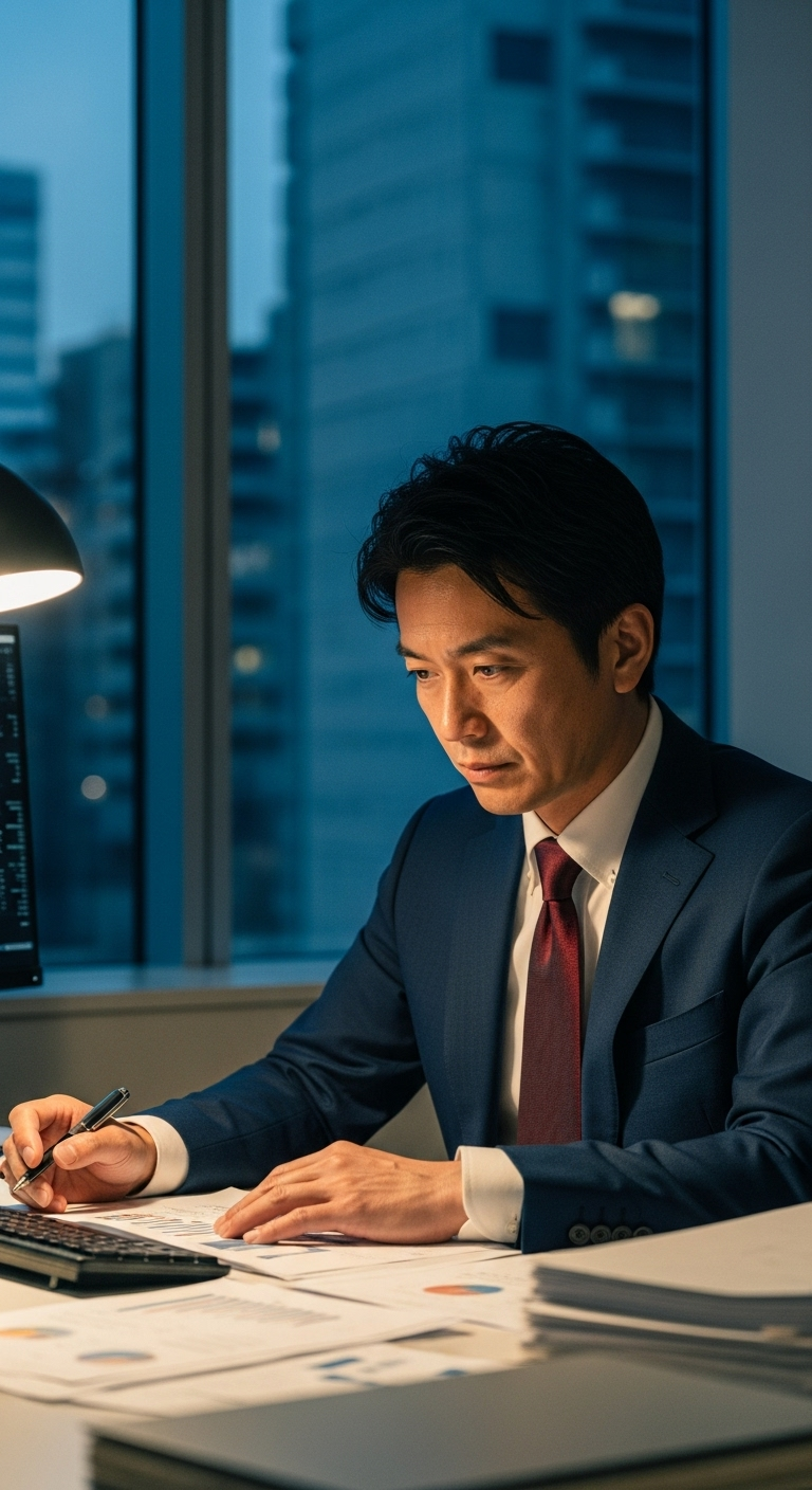 残業サラリーマン